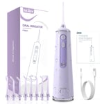 SEJOY Water Flosser Cordless 4 Mode Oral Irrigator 8 Jet Tips Pick Teeth Cleaner