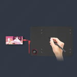 Digital Graphic Tablet Drawing Pad with Pen Quick Reading Pressure Sensing Board