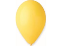 Gemar Pastellgula Ballonger, G110, 30 Cm, 100 St.