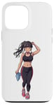 Coque pour iPhone 13 Pro Max Anime et manga Style Fille portant des vêtements de sport