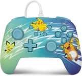 Manette Filaire Améliorée Pour Nintendo Switch, Modèle Switch Oled Et Nintendo Switch Lite, Accessoire De Jeu, Manette De Jeu, Manette Filaire, Sous Licence Officielle-Pokemon:Pikachu Évolution