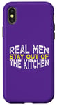 Coque pour iPhone X/XS Real Men Stay Out of the Kitchen