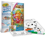 Crayola - Color Wonder, Kit Coloriage avec 18 Pages à Colorier et 4 Feutres Sans Tache, Thème les Amis Dinosaures, Activité Créative pour Enfants, 3,4,5 Ans, 75-7158