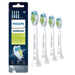 4 PCS - Philips Sonicare W Diamond Clean - Electric Toothbrush Heads - White