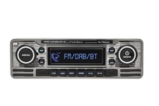 Caliber Autoradio Bluetooth CD - Autoradio Voiture USB - Auto Radio Dab+ / FM - Autoradio 1 DIN - Radio Vintage Design - Noir