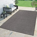 TT Home Tapis Moderne Extérieur Résistant Aux Intempéries pour Intérieur Et Extérieur Chiné Gris, Dimension:200x280 cm