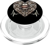 Barbecue Steampunk pour cuisine en plein air PopSockets PopGrip pour MagSafe