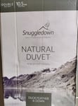 Snuggledown Natural Duck Feather and Down Duvet 10.5 Tog Double Size