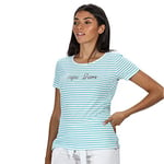 Regatta Olwyn - Short Sleeve T-Shirt and Cotton Coolweave Striped T-Shirts/Polos/Vests Women