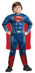 Rubie's Official DC Justice League Deluxe Superman, Children Costume - Large Age 7-8 Years, Height 128 cm