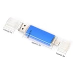 (4G)Drive Micro Photo Stick TabletComputer U Disk U Disk OTG Bright Blue