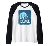 Cool Ice Age Animal Raglan Baseball Tee