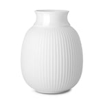 Lyngby Porcelæn - Curve vase 17,5 cm hvit