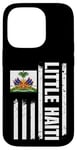 Coque pour iPhone 14 Pro Little Haiti America Drapeau américain haïtien patrimoine haïtien