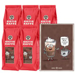 Rigtig Kaffe Crema Intenso 1kg Inkl. Rigtig Kaffe HOTTER & STRONGER Poster 21x30cm