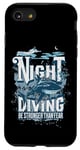 iPhone SE (2020) / 7 / 8 Night Diving Scuba Diving Gear Shark Stronger Than Fear Case