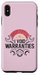 Coque pour iPhone XS Max I Void Warranties Funny Sarcastic Mechanic Engine Meme