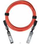 BlueOptics Kompatibles LinkSys SFP-AOC-10G-25M SFP Aktives Optisches Kabel (AOC), 10GBASE-SR, Ethernet, Infiniband, 25 mètres (SFP-AOC-10G-25M-LS-BO) Marque