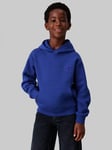 Calvin Klein Bonded Pique Hoodie, Pigment Blue