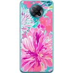 Xiaomi Poco F2 Pro Transparent Mobilskal Blomsterbukett