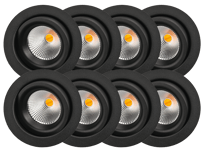 SG Junistar Eco IsoSafe 8pk Sort 6W LED DimToWarm