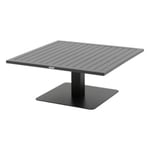 Table de jardin 4 personnes Salimia coloris graphite Hesperide L.110 x l.110 x H.69 cm