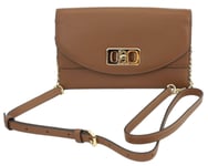 Michael Kors Brown Crossbody Bag Tan Shoulder Handbag Small to Medium Karson