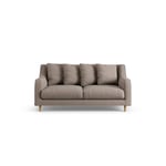 Habitat Swift Fabric 2 Seater Sofa - Mocha Ash Leg