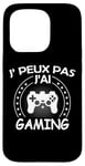 Coque pour iPhone 15 Pro j'peux pas j'ai console manette Jeux Vidéo Drôle