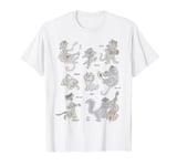 Disney The Aristocats Group Shot Cat Instruments T-Shirt