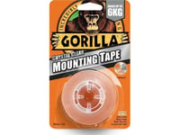 Gorilla Sports Gorilla Tape Mounting Clear 1.5M