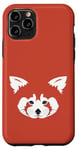 Coque pour iPhone 11 Pro Panda rouge