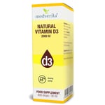 MEDVERITA 100% NATURAL VITAMIN D3 LIQUID DROPS 2000 IU - 30ml - 600 SERVINGS