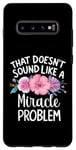 Galaxy S10+ MIRACLE Personalized Cute Flower Girls MIRACLE Name Case