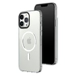 RhinoShield Coque transparente compatible avec MagSafe pour iPhone 13 Pro Max - Force magnétique supérieure - Résistance au jaunissement - Transparent - Protection optimale et personnalisable - Anneau