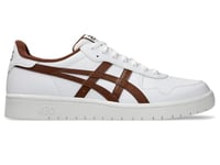 Asics Men's Japan S Sneaker, White Reddish Brown, 8 UK