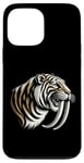 Coque pour iPhone 13 Pro Max Sabertooth Puissant Rugissement Épique