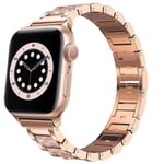 Apple Watch kompatibelt Armband Strass GULD 38/40/41 mm metall Guld