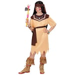 WIDMANN MILANO PARTY FASHION W Kinderkostüm Indianerin Costume d'indienne pour Enfant, 11009723, Multicolore, 158 cm