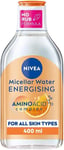 NIVEA Micellar Water Energising (400ml), 400 ml (Pack of 1) 