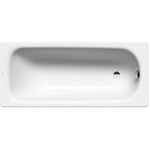 Saniform Plus baignoire rectangulaire avec pieds 160x75 cm acier émaillé, Blanc alpin (112500010001-SET) - Kaldewei