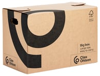 Clas Ohlson Flyttlådor large 62 x 36 x 42 cm, 5-pack