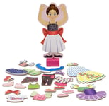 Melissa &amp; Doug - Magnetisk klippdocka, ballerina