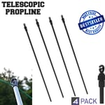 X4 Extendable Prop Line Heavy Duty Clothes Washing Outdoor Support Pole 2.4m