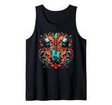 Rock N Roll Guitar Player Music Guitarist Skeleton Hand Tank Top