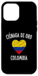 Coque pour iPhone 12 Pro Max Colombia Flag Heart Cienaga De Oro City