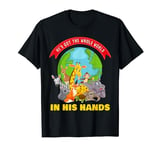 He's Got The Whole World in His Hands – Faith Kids Animals T-Shirt