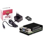 Joy-it - Embedded Pi5 Kit Raspberry Pi® 5 b 4 gb 4 x 2.4 GHz avec boîtier, avec alimentation, avec Noobs os