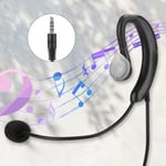 New Earhook Type 3.5MM Mobile Phone Headset Tablet Mic Earphone MIC 100-5600Hz