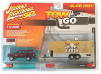 JOHNNY LIGHTNING - 1/64 TOW AND GO JEEP BBQ FOOD TRAILER